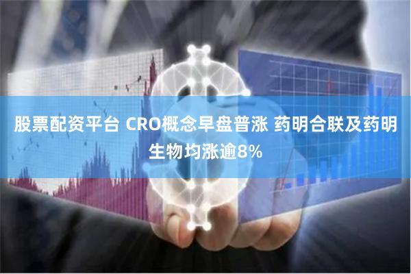 股票配资平台 CRO概念早盘普涨 药明合联及药明生物均涨逾8%